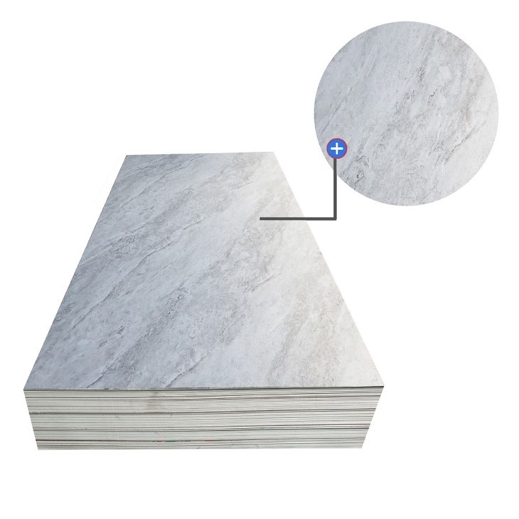 Deep Embossed Rock Pattern PVC Panel Marble Sheet suppliers