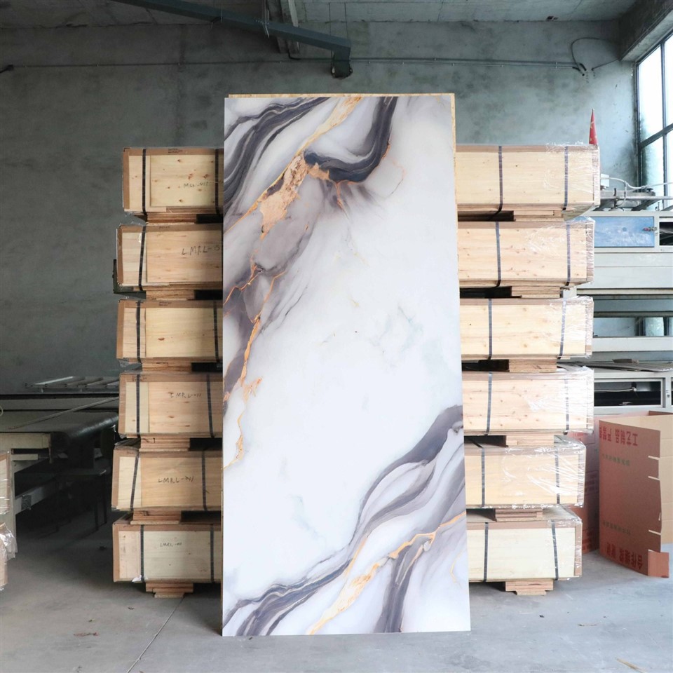Modern Alternative Marble Sheet PVC Wall Panel suppliers
