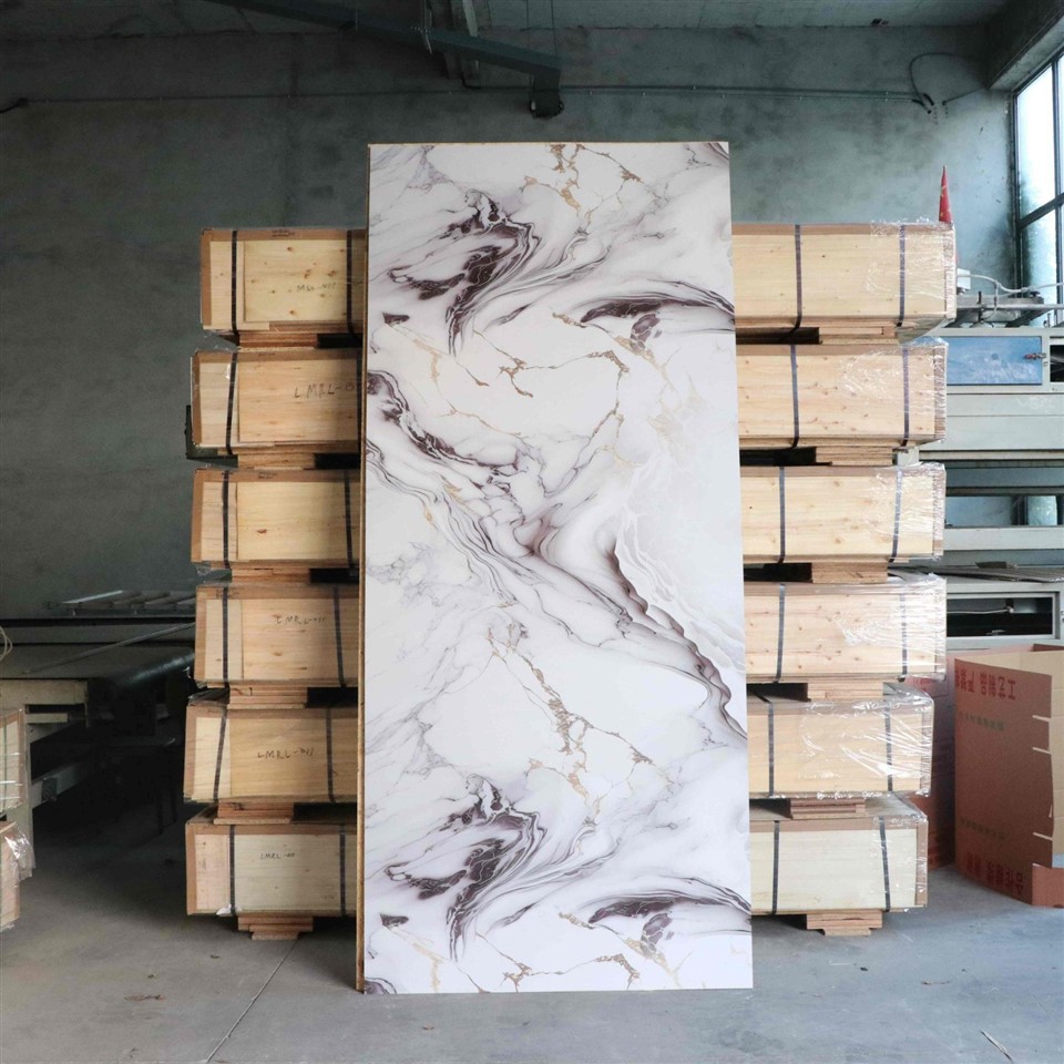 Modern Alternative Marble Sheet PVC Wall Panel factory
