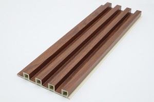 लकड़ी का रंग आंतरिक WPC दीवार पैनल